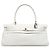 Hermès White Clemence JPG Shoulder Kelly 42