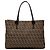 Fendi Zucchino Canvas Tote in Beige