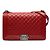 Chanel Red Medium Quilted Caviar Boy Flap