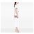 Chanel Pink CC Quilted Metallic Calfskin Pixel Effect Wallet On Chain - Ansicht 5