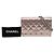 Chanel Pink CC Quilted Metallic Calfskin Pixel Effect Wallet On Chain - Ansicht 6