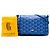 Portafoglio tascabile Goyard Blue Goyardine Plumet - vista 7