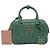 Borsa Satchel Miu Miu Arcadie Small in Nappa Matelassé Verde - vista 6