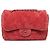 Chanel Pink Jumbo Quilted Terry Cloth Ribbon Flap