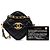 Clutch Chanel Black CC Quilted Lambskin Diamond com corrente - vista 7