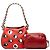 Borsa Prada Red Vitello Daino con occhielli - vista 7