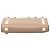 Cartera compacta Rockstud Valentino de piel de becerro granulada marrón - vista 3