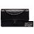 Chanel Black Medium CC Quilted Lambskin Single Flap - vista 7