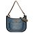Bolsa Hobo Chanel Blue CC Quilted Denim