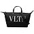 Borsa da viaggio Valentino VLTN in nylon nero