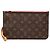 Louis Vuitton Brown Monogram Neverfull MM Pouch
