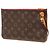 Louis Vuitton Brown Monogram Neverfull MM Pouch - Ansicht 2
