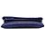 Clutch de dobra Chanel Blue CC em pele de cordeiro acolchoada - vista 3