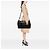 Borsa da viaggio Gucci in nylon nero con banda Web - vista 7