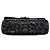 Chanel Black Paris Shanghai Jumbo Tweed Strass Embellished Pudong Double Flap - vista 3