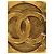 Orecchini a clip rotondi Chanel Gold CC con logo placcato oro - vista 4