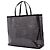 Borsa Tote Prada Large in mesh con paillettes nera con logo - vista 2