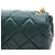 Chanel Mini Square Quilted Lambskin Bijoux Logo Chain Flap Verde - vista 7