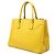 Bolso Prada Yellow Medium Saffiano Lux Galleria Double Zip Satchel - vista 2