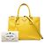 Bolso Prada Yellow Medium Saffiano Lux Galleria Double Zip Satchel - vista 7