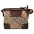 Borsa a tracolla Burberry Brown Nova Check in lana