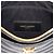 Autre Marque Saint Laurent Black Grain De Poudre Chevron Monogram Bill Pouch - vista 5