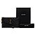 Autre Marque Saint Laurent Black Grain De Poudre Chevron Monogram Bill Pouch - vista 7