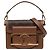 Louis Vuitton Brown Monogram Reverse Mini Dauphine Lock XL