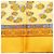 Foulard in seta Hermès Yellow Rencontre Oceane 90 - vista 3