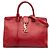 Autre Marque Borsa Satchel Downtown in pelle monogram piccola rossa Saint Laurent
