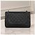 Timeless Chanel Classic Jumbo Double Flap Couro Caviar Preto - vista 3