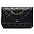 Borsa a tracolla con catena Chanel Coco Mark Matelassé Classic Wallet