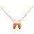 Hermès Collana con ciondolo a catena Logo Hermes Pop H - vista 2