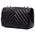 Bolso de hombro con cadena Chanel Coco Mark Chevron V-Stitch - vista 2