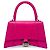 Balenciaga Hourglass Top Handle Crocodile Embossed Leather XS