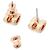 Hermès Pendientes de botón Hermes Pop H - vista 3