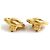 Boucles d'oreilles clips Chanel Gold - vue 3