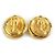 Boucles d'oreilles clips Chanel Gold - vue 5