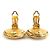 Boucles d'oreilles clips Chanel Gold - vue 6