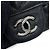 Borsa a tracolla con catena Chanel in vitello grana nera - vista 13