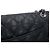 Borsa a tracolla con catena Chanel in vitello grana nera - vista 9