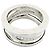 Bulgari Anello Bvlgari B.zero1 in Oro Bianco 18K - vista 5