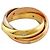 Cartier Trinity Ring aus 18K Rosa Weiß und Gelbgold - Ansicht 5