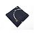 NUEVO PAÑUELO CHANEL DE TWILL DE SEDA AZUL MARINO CUADRADO 90 COLLAR DE PERLAS LOGO CC - vista 7