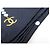 NUEVO PAÑUELO CHANEL DE TWILL DE SEDA AZUL MARINO CUADRADO 90 COLLAR DE PERLAS LOGO CC - vista 8