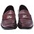 Mocassini Penny Prada in pelle rosso bordeaux - vista 2
