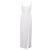Vestido Maxi Portrait Staud en algodón blanco