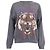 Sudadera con estampado gráfico Anine Bing en algodón gris