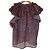 Autre Marque Top de volantes Lily Brown Fragment Sheer Pattern - vista 3