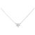 Autre Marque K10 Weißgold Diamant-Halskette